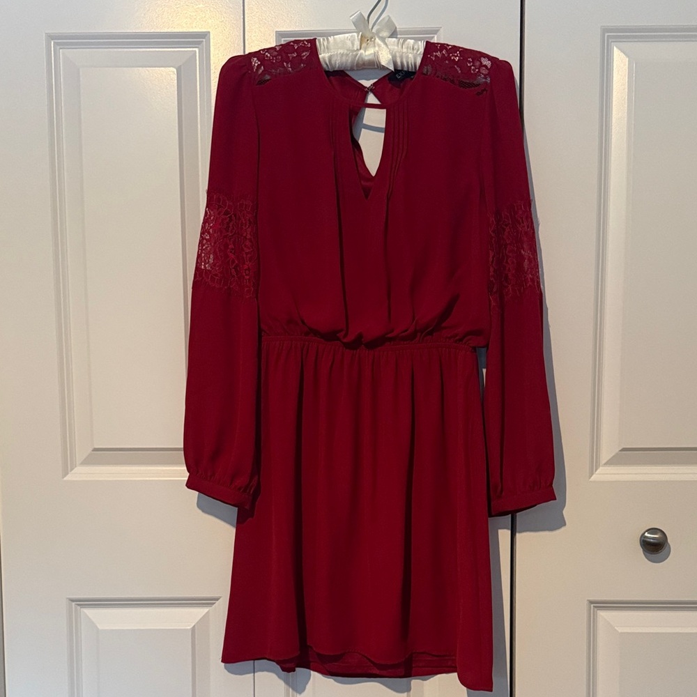 Cocktail Dress- Express, red, size Small